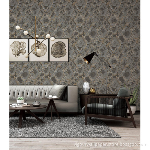 Best Quality Modern Wall Paper Metallic PVC Wallpaper